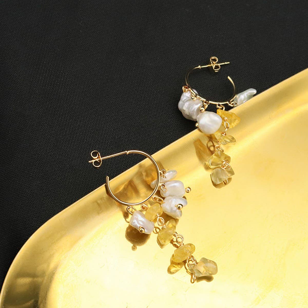 WOMEN'S HIGH-END NATURAL PEARL EARRINGS
