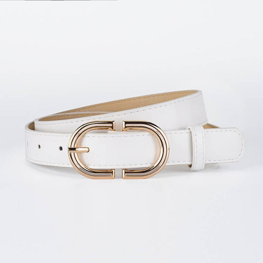 DRESS DECORATED SMALL BELT WITH SIMPLE BELT