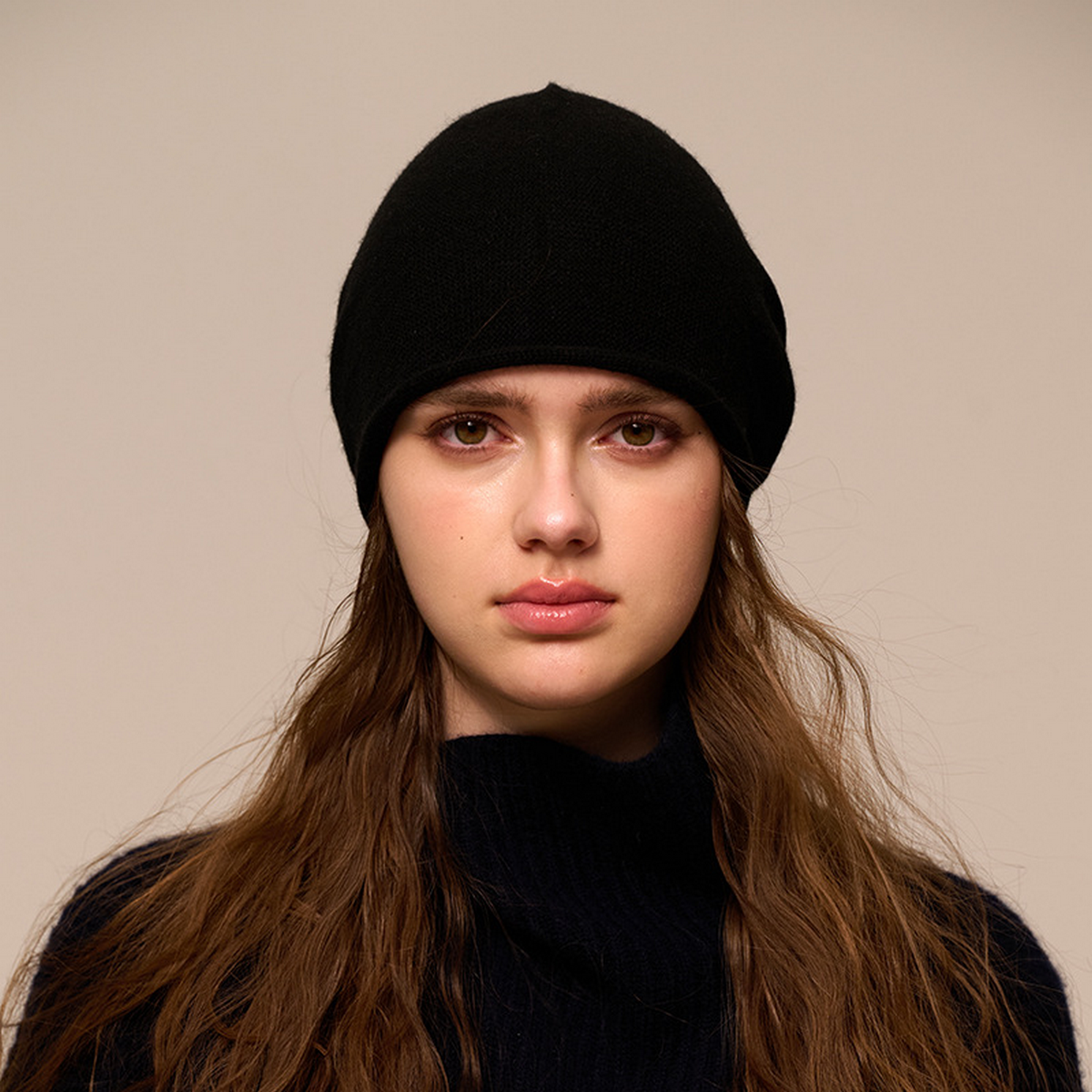 Women??¢s Knit Beanie ??Warm Cashmere Cuffed Hat_CWAH3993
