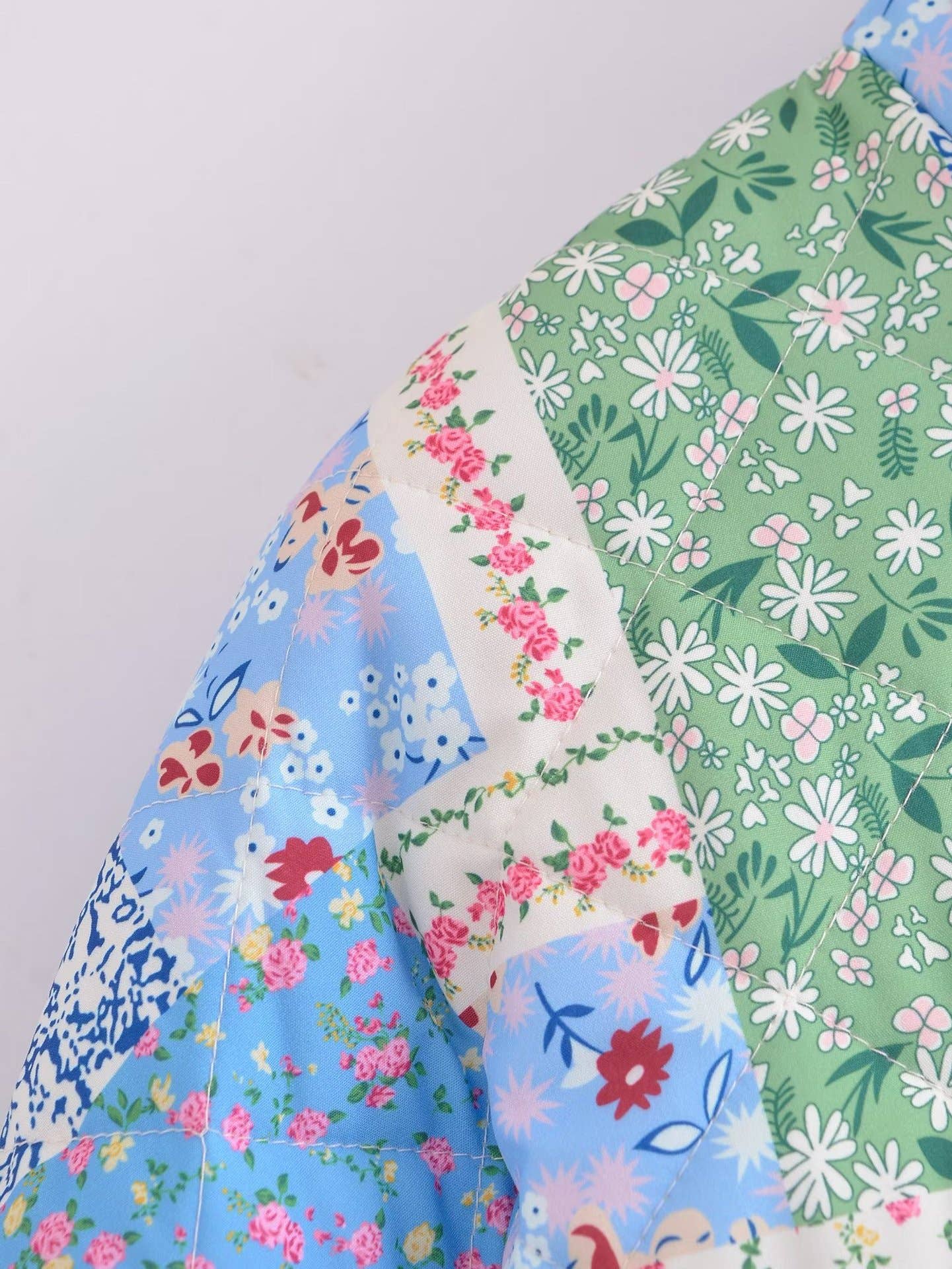 STREET FASHION PRINTED COTTON-PADDED JACKET