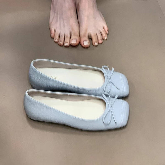 Hidden Heel Bow Loafers for Work & Comfort