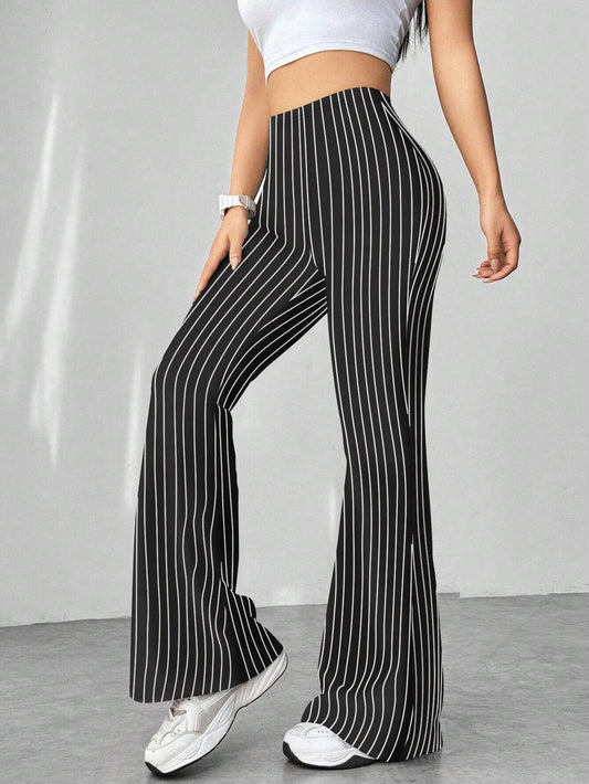 Thousand-bird high-waist slim-fit mini-pant