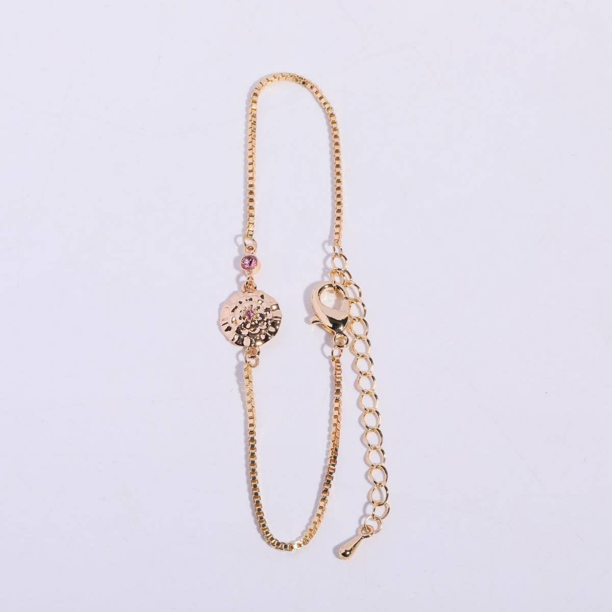 DECEMBER FLOWERBRACELET ZIRCON PENDANT BRACELET