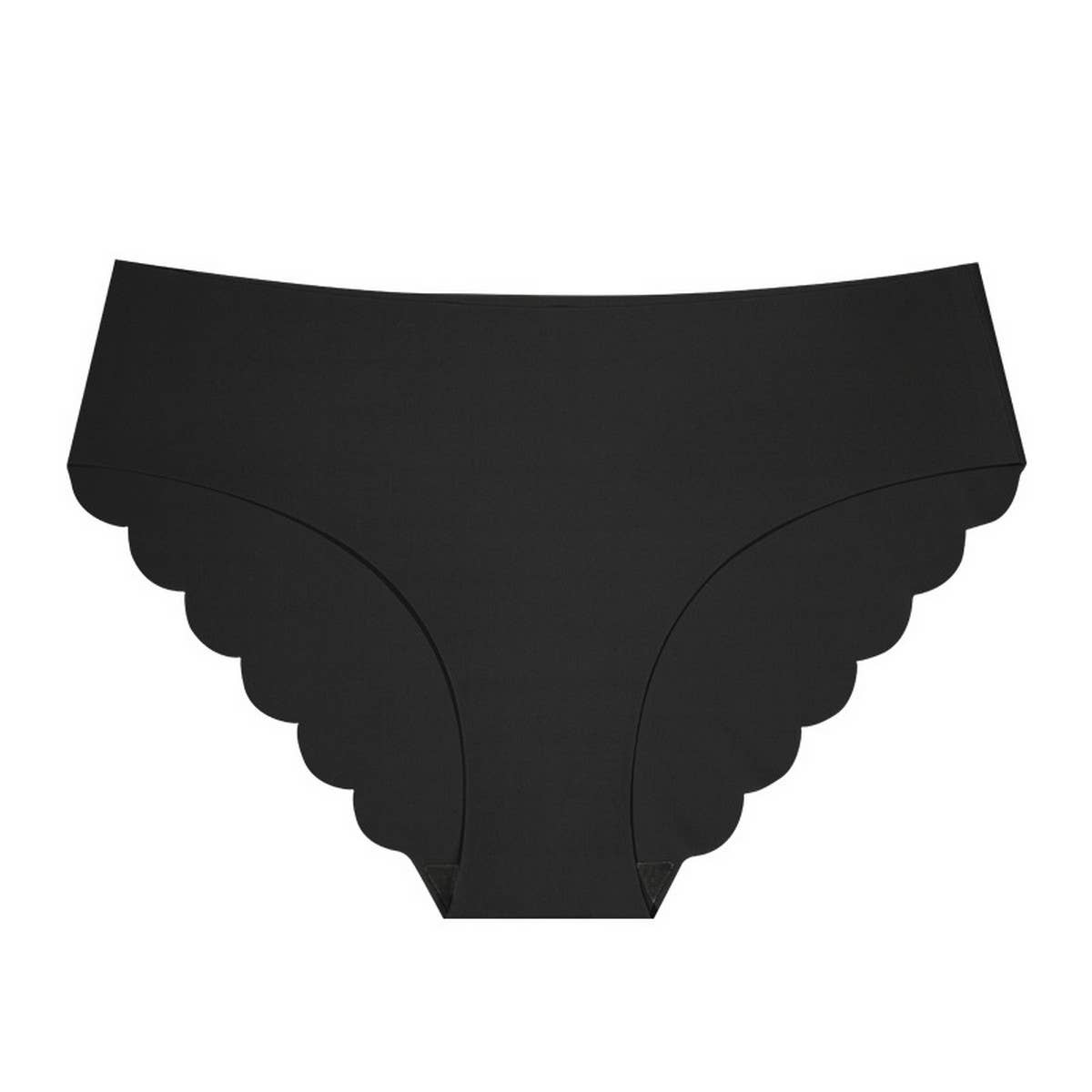 SEAMLESS ICE SILK WAVY LACE UNDERWEAR