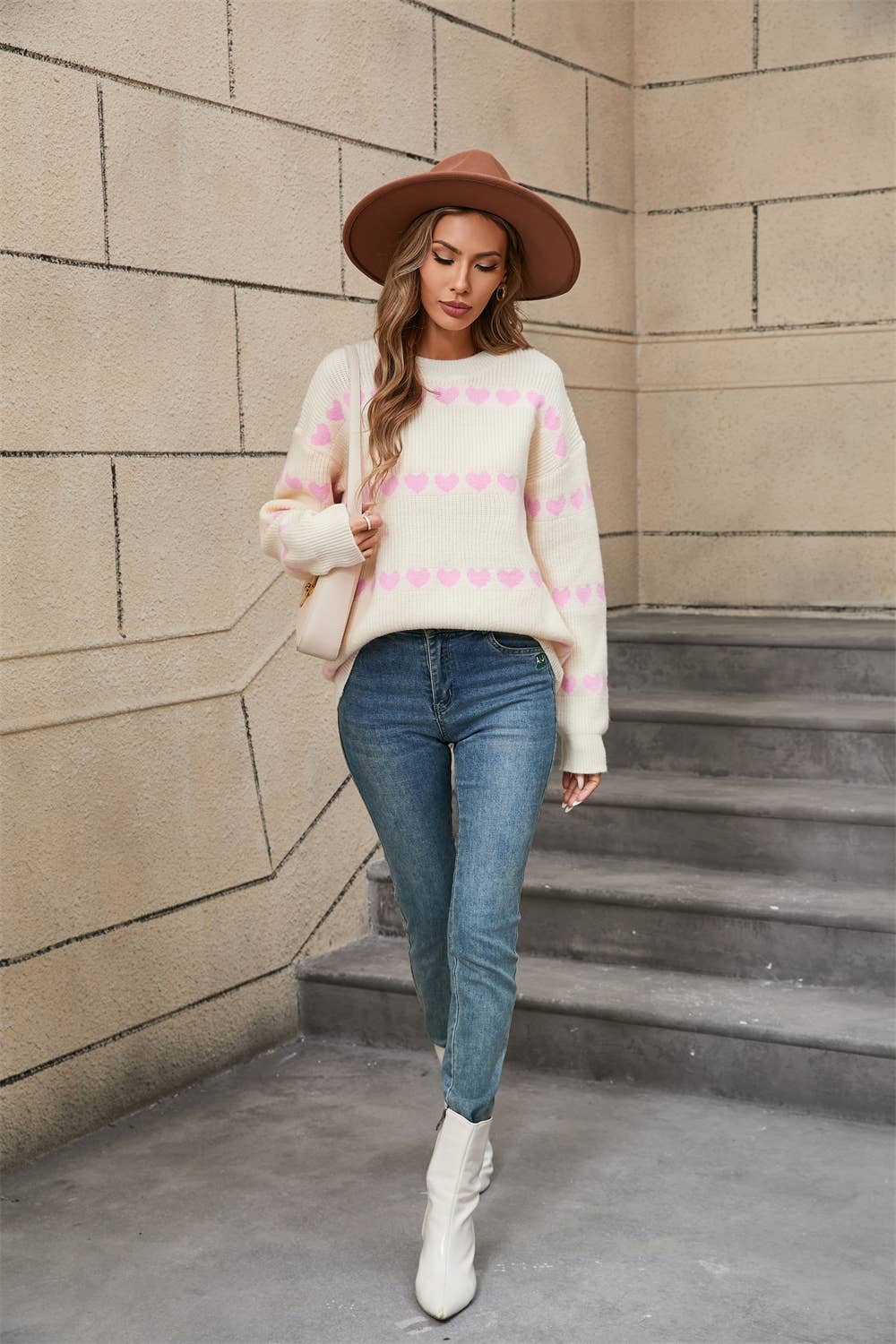 KNITWEAR LOVE FASHION PULLOVER SWEATER