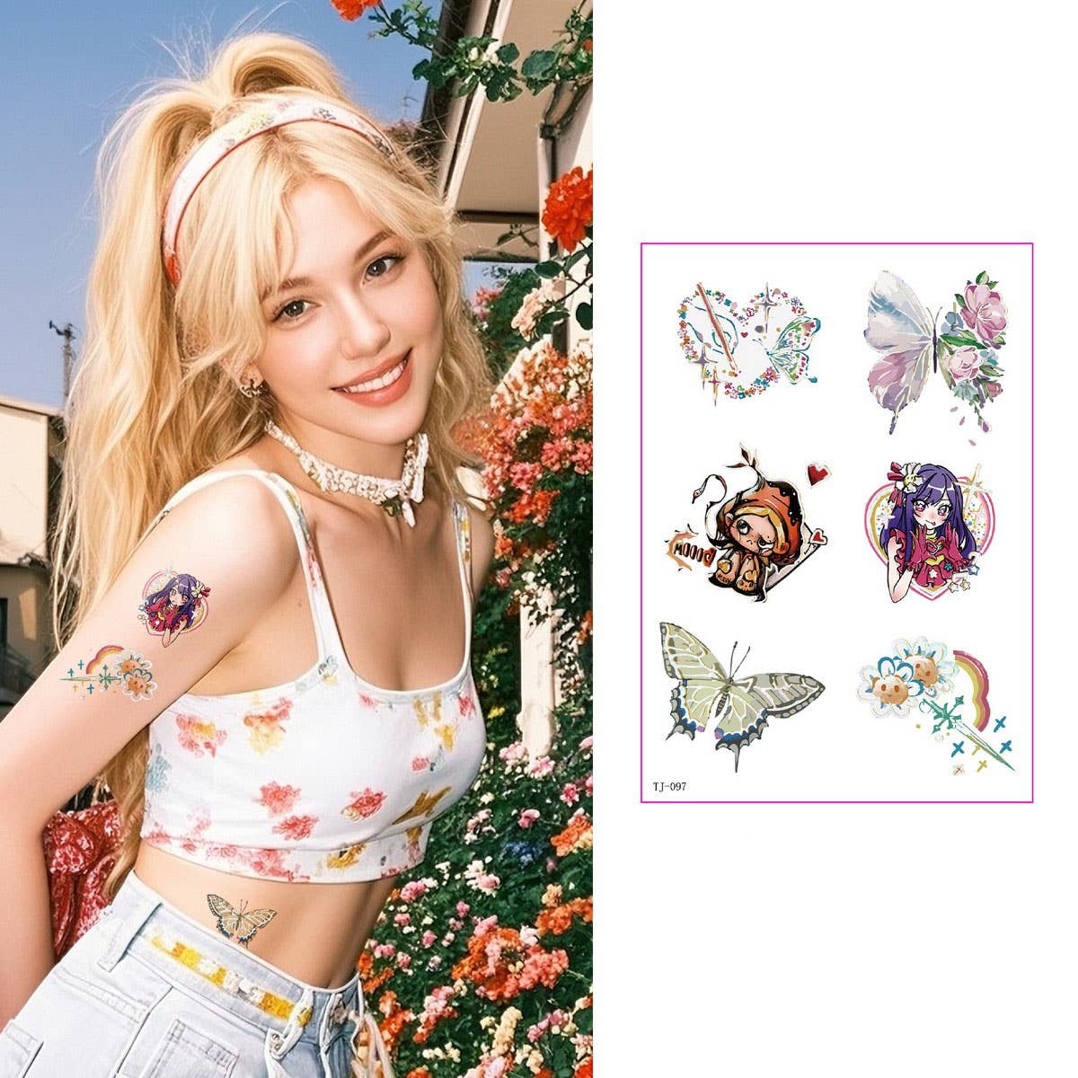 Gold Foil Tattoo Stickers for Girls ?Chic & Classy