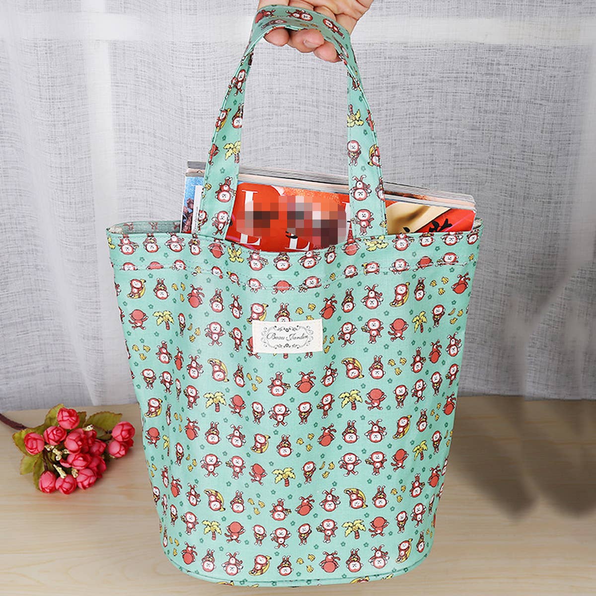 NEW CANVAS COSMETICS CARTOON STORAGE HANDBAG_CUAB0201