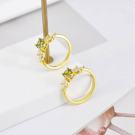 HOT SELLING EMERALD DIAMOND FASHION RING