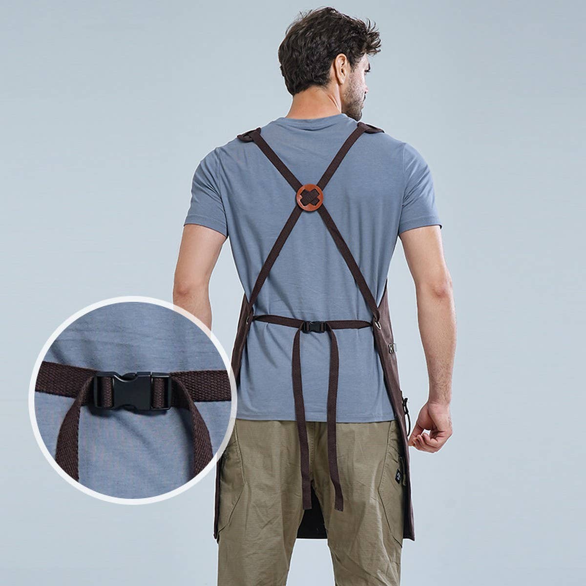 CWMM1819_Canvas Apron Multi-Functional Work Apron