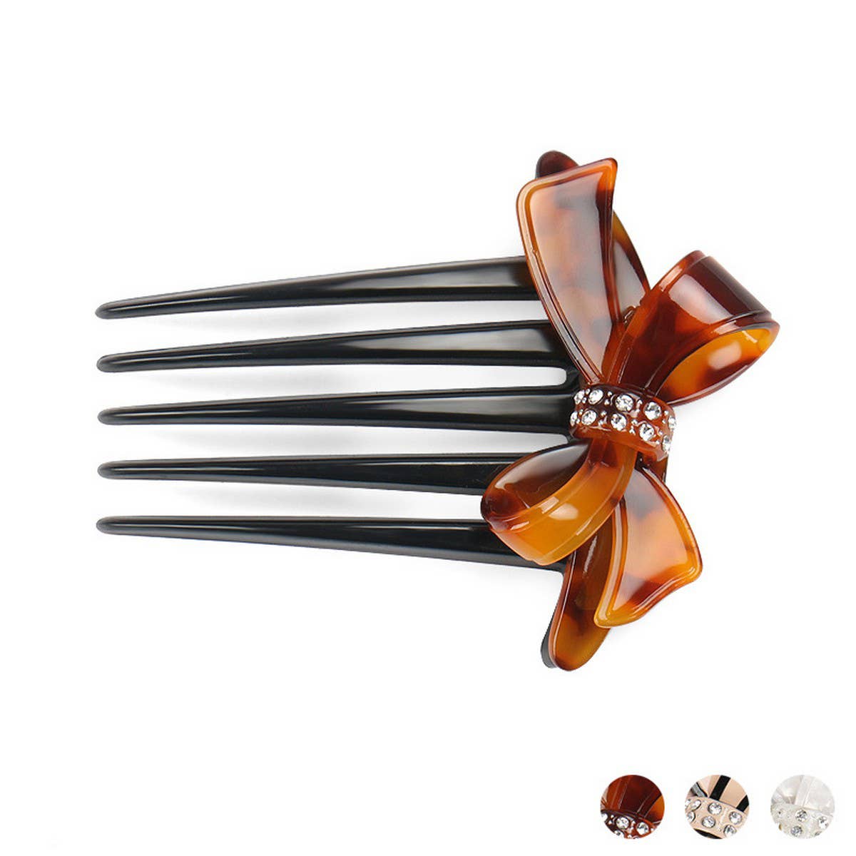 ACETATE BOW COMB HAIRPIN HAIR COMB HAIR FORK_CWAHA4204