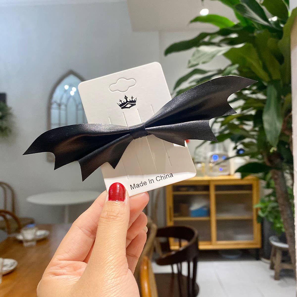 HALLOWEEN LEATHER HAIRPIN DECORATION HEADDRESS