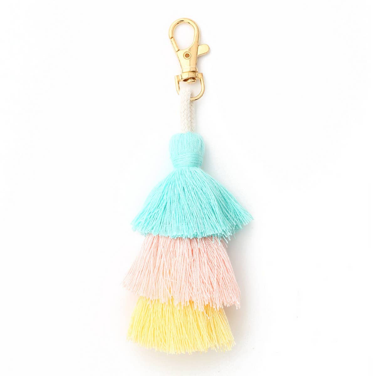 Bohemian Handmade Multi-Layer Tassel Keychain_CWAB5022