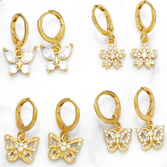 EXQUISITE ZIRCON DECORATED BUTTERFLY EARRINGS_CWAJE0986