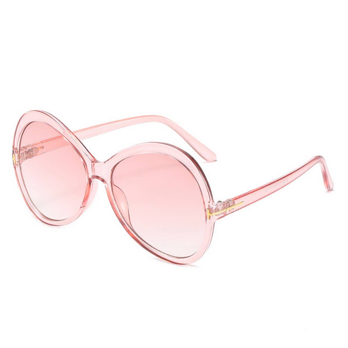 LARGE FRAME TOAD TRENDY T-SHAPE SUNGLASSES WOMEN