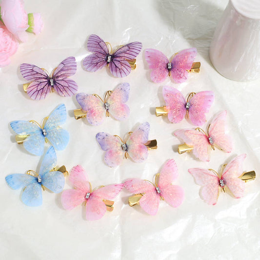 Sweet butterfly hairpin, fresh bangs accessories