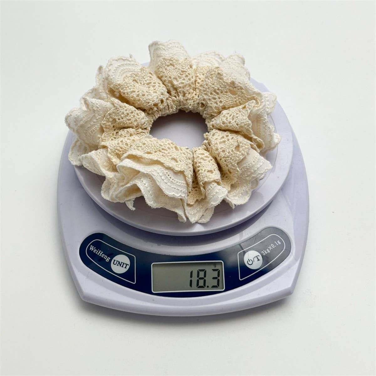 MULTI-LAYER HOLLOW PLEATED HAIR RING HAIR ROPE_CWAHA1368