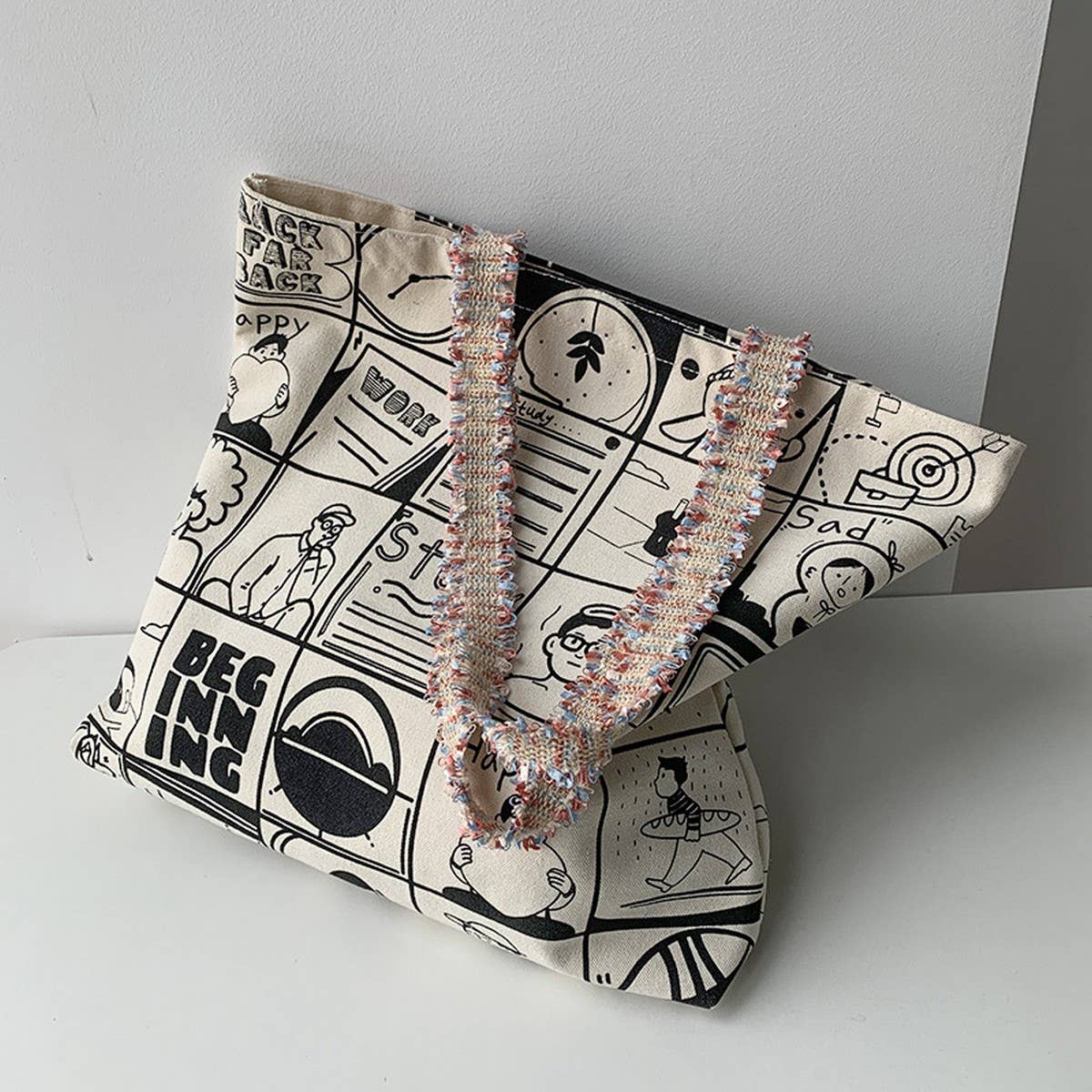 STYLISH LARGE CAPACITY PRINTED SHOULDER BAG_CWAB2178