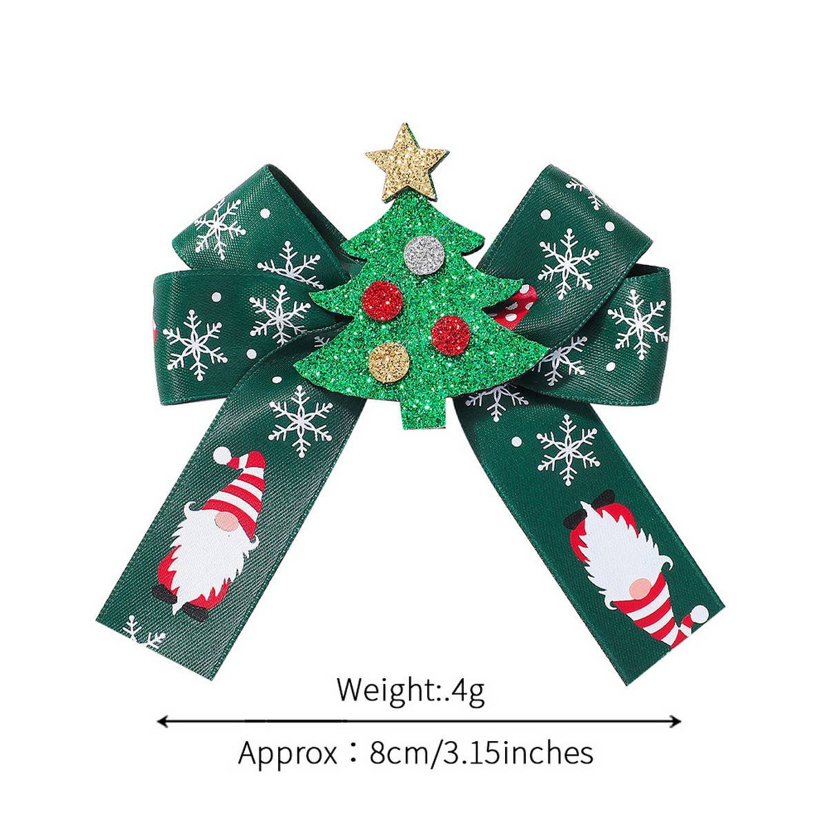 Ribbon Bow Hair Clip for Girls ? New Year