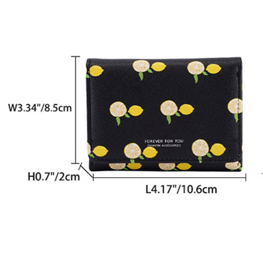 WOMEN MINIMALIST FRUIT PATTERN WALLET_CWAB1248