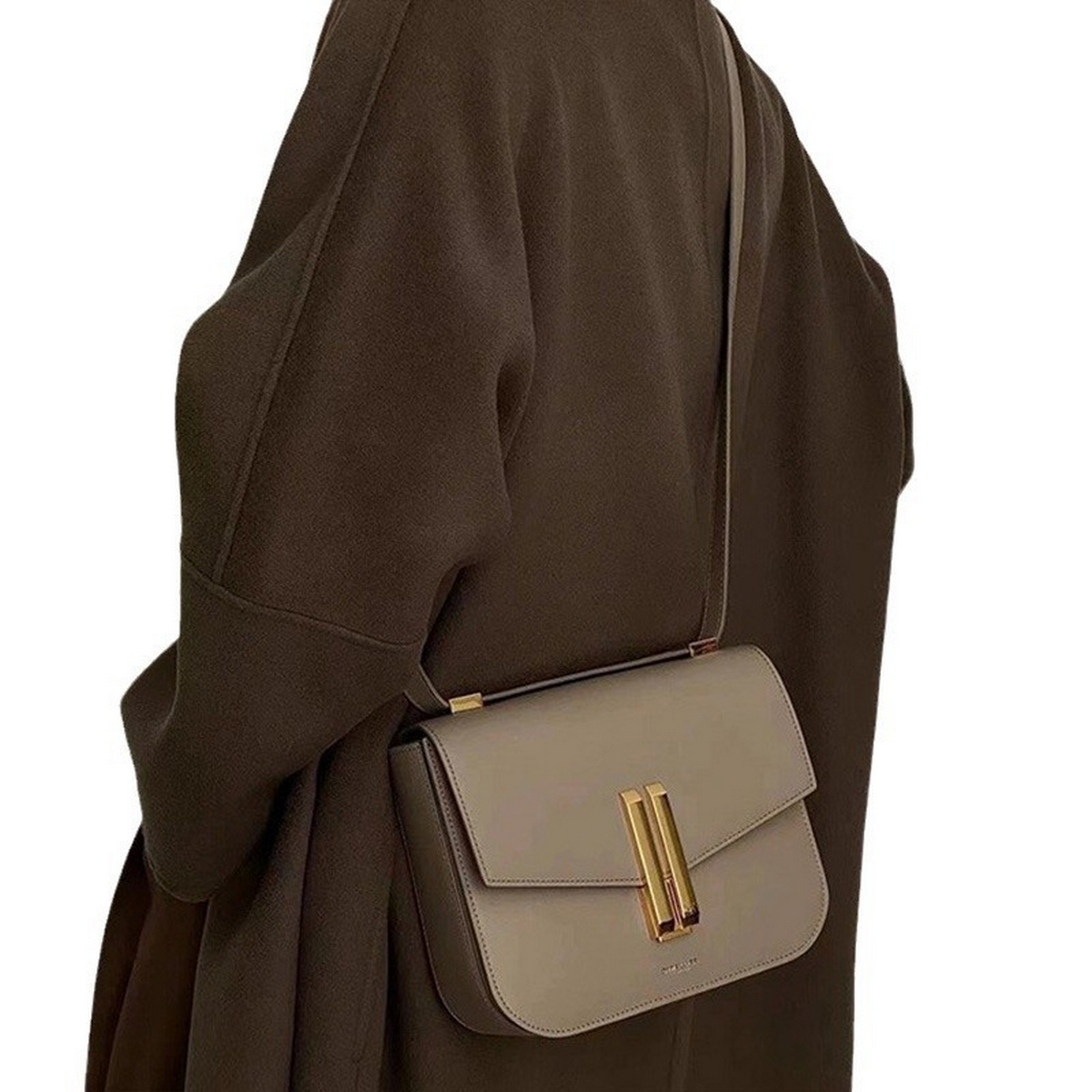 Trendy Tofu Bag ? Small Flap Shoulder Handbag_CWAB5327