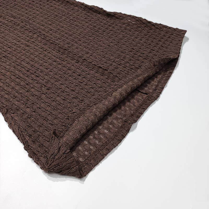 Elegant sleeveless knitted dress with a neckline