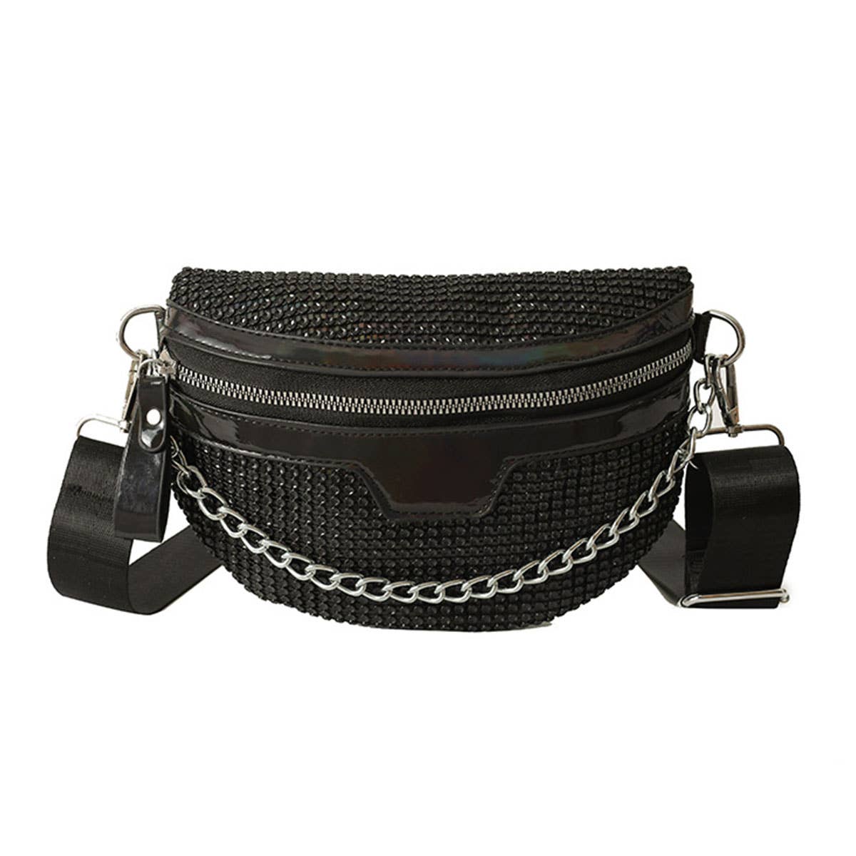 Single-shoulder crossbody casual waist bag