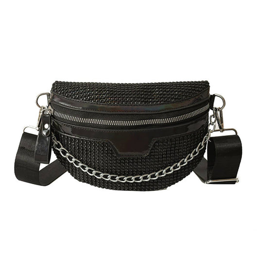 Single-shoulder crossbody casual waist bag