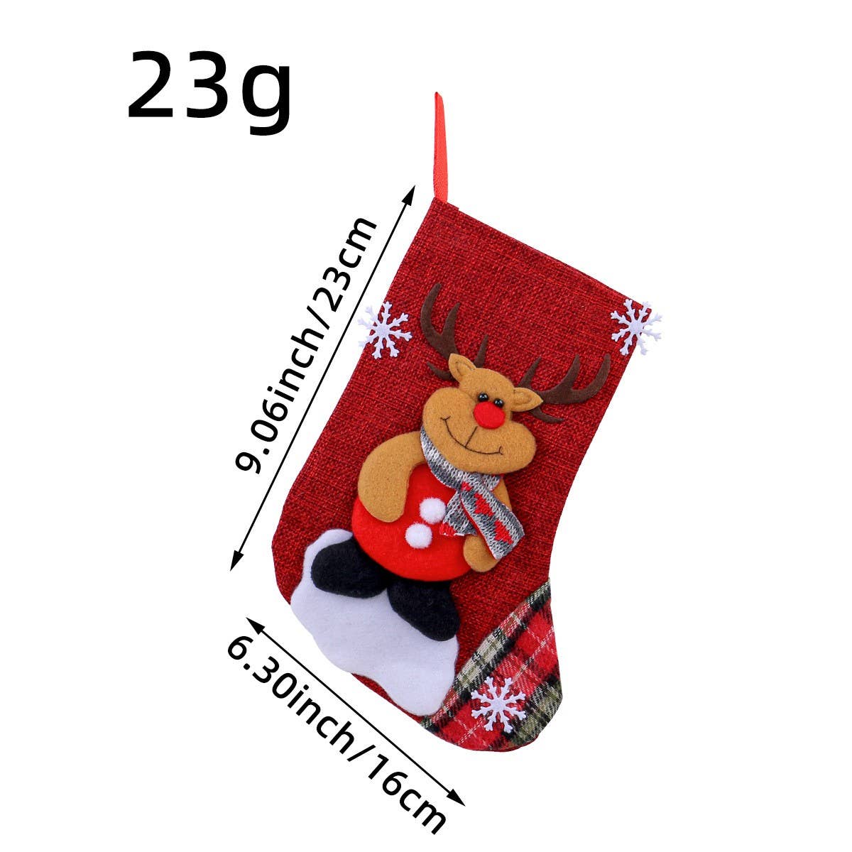 CHRISTMAS STOCKING CANDY GIFT BAG LARGE DECORATION