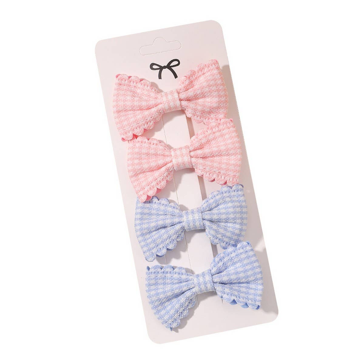 Girls¡¯ Plaid Lace Hair Clips ? Daily & Princess