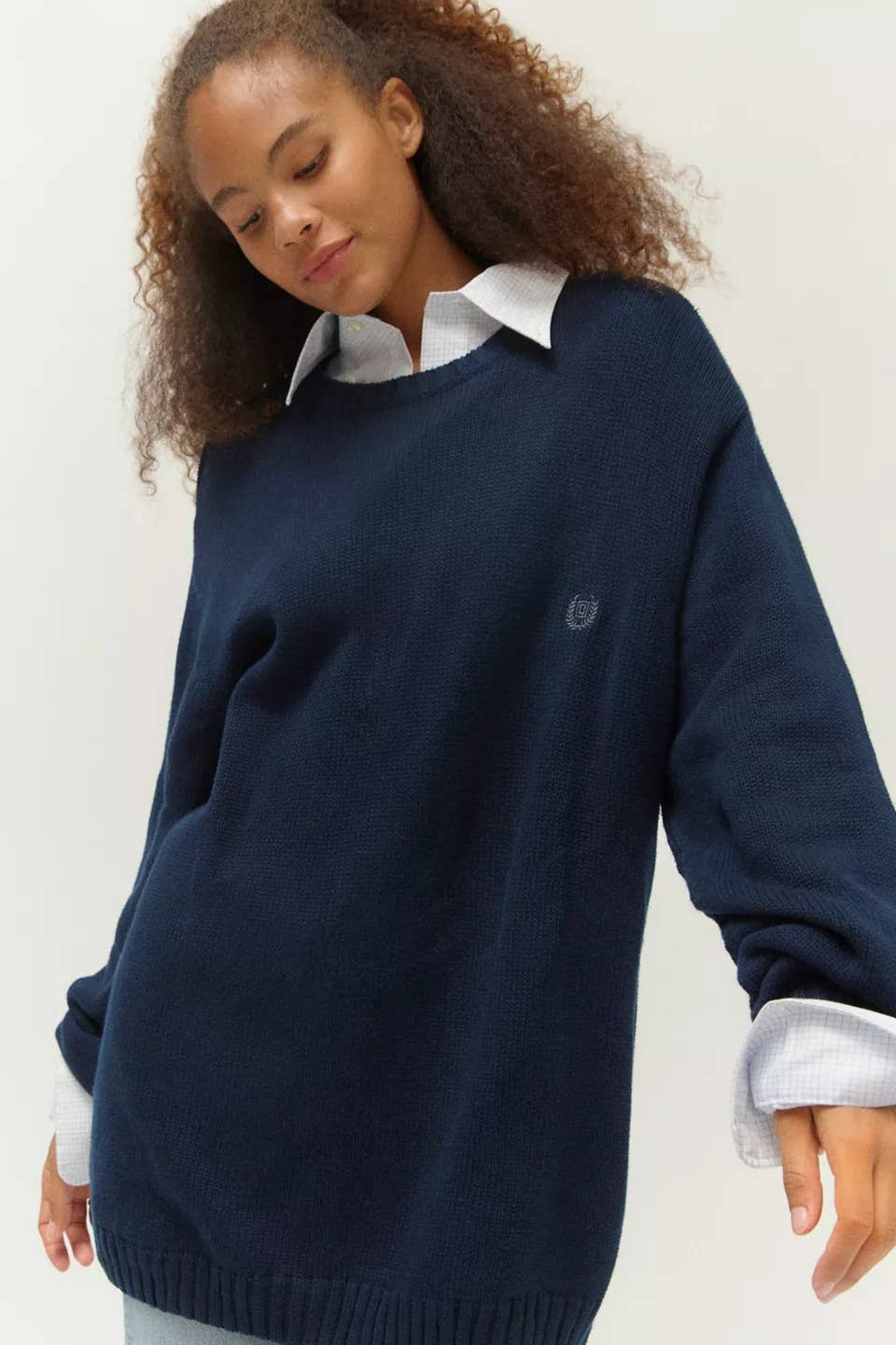 STYLISH EMBROIDERED PULLOVER SWEATER