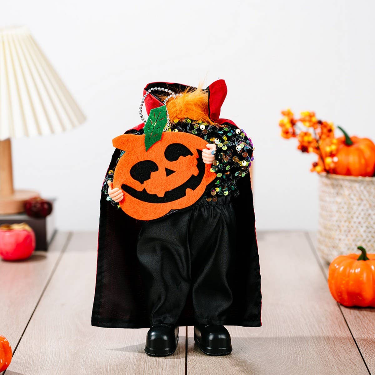 CWMM10262_HALLOWEEN HEADLESS DEMON VAMPIRE PUMPKIN DECOR