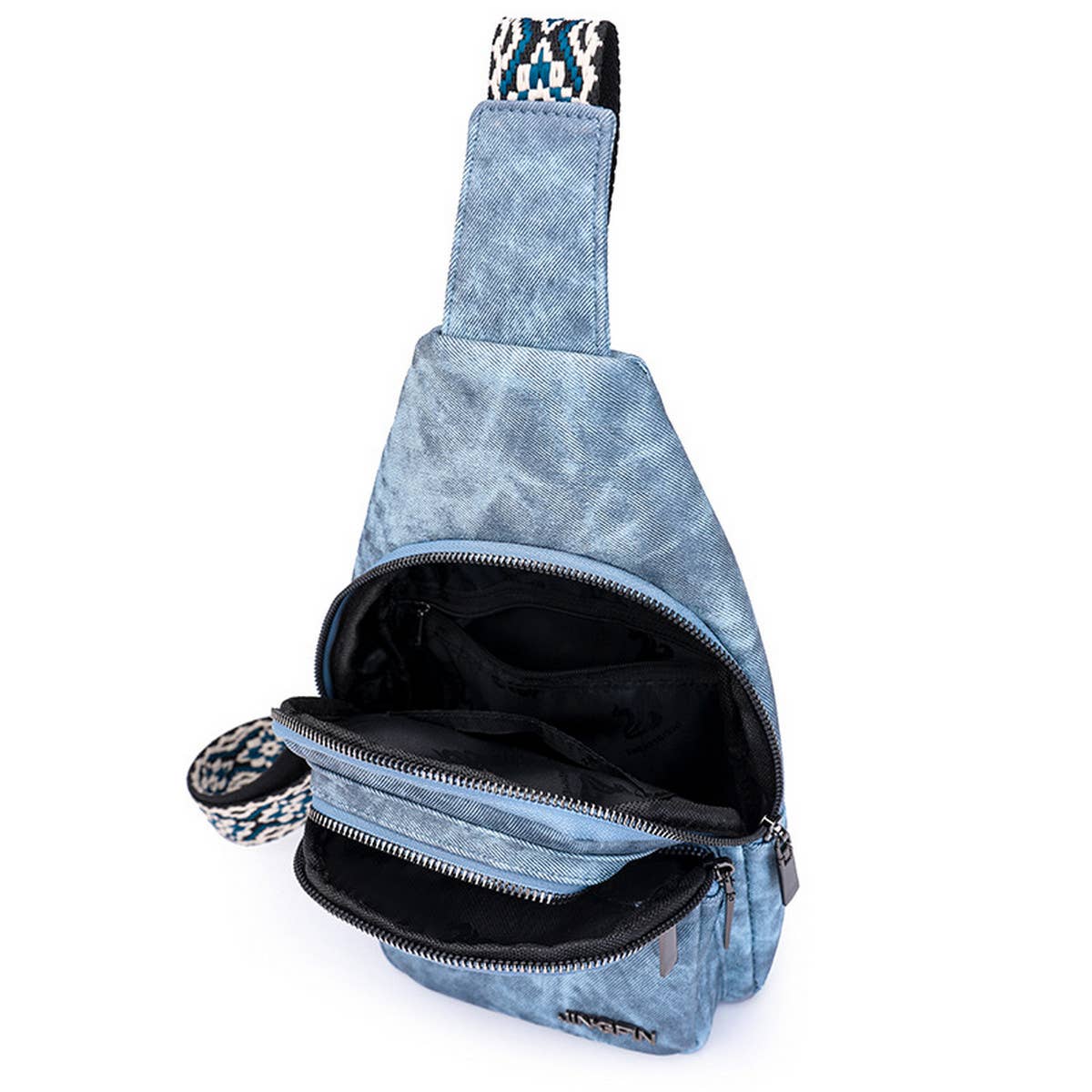 SIMPLE LIGHTWEIGHT SPORTS SHOULDER MESSENGER BAG_CWAB2712