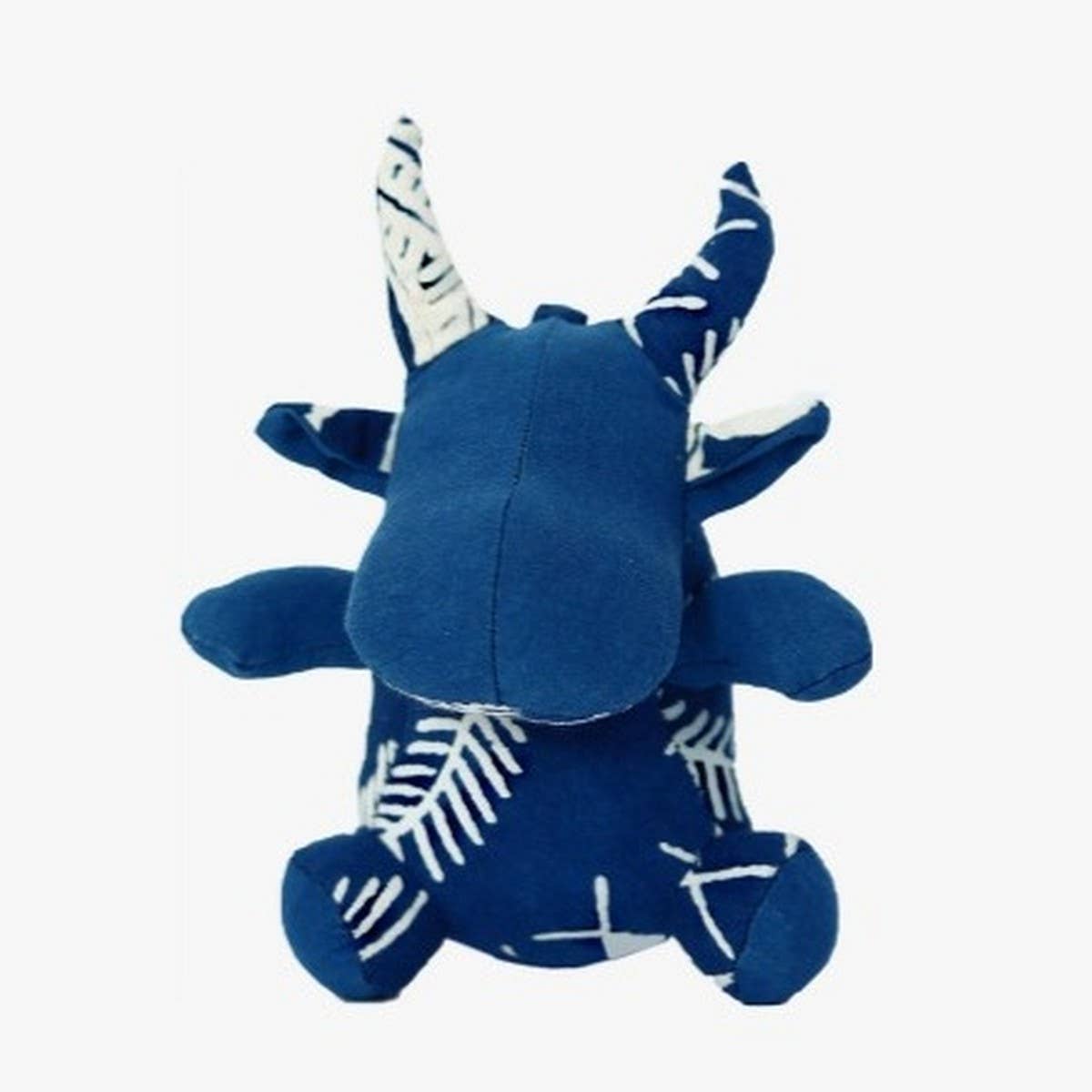 Handmade Indigo Dyed Cow Plush Charm
