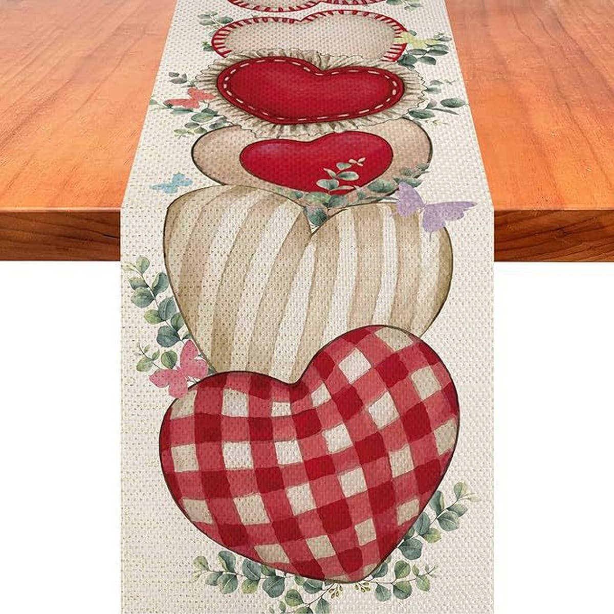 HOME DECOR VALENTINE'S DAY LOVE TABLE CLOTH