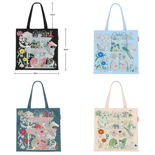 Animal Floral Canvas Tote Bag for Women_CWAB5128