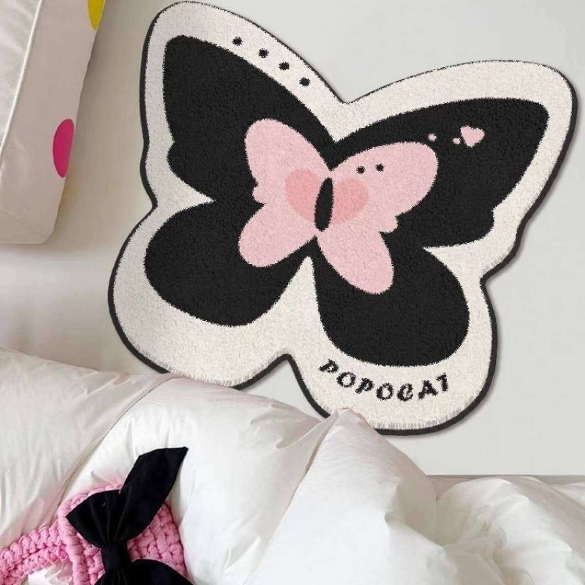 Dopamine Butterfly Rug, Cute Kids¡¯ Room Mat