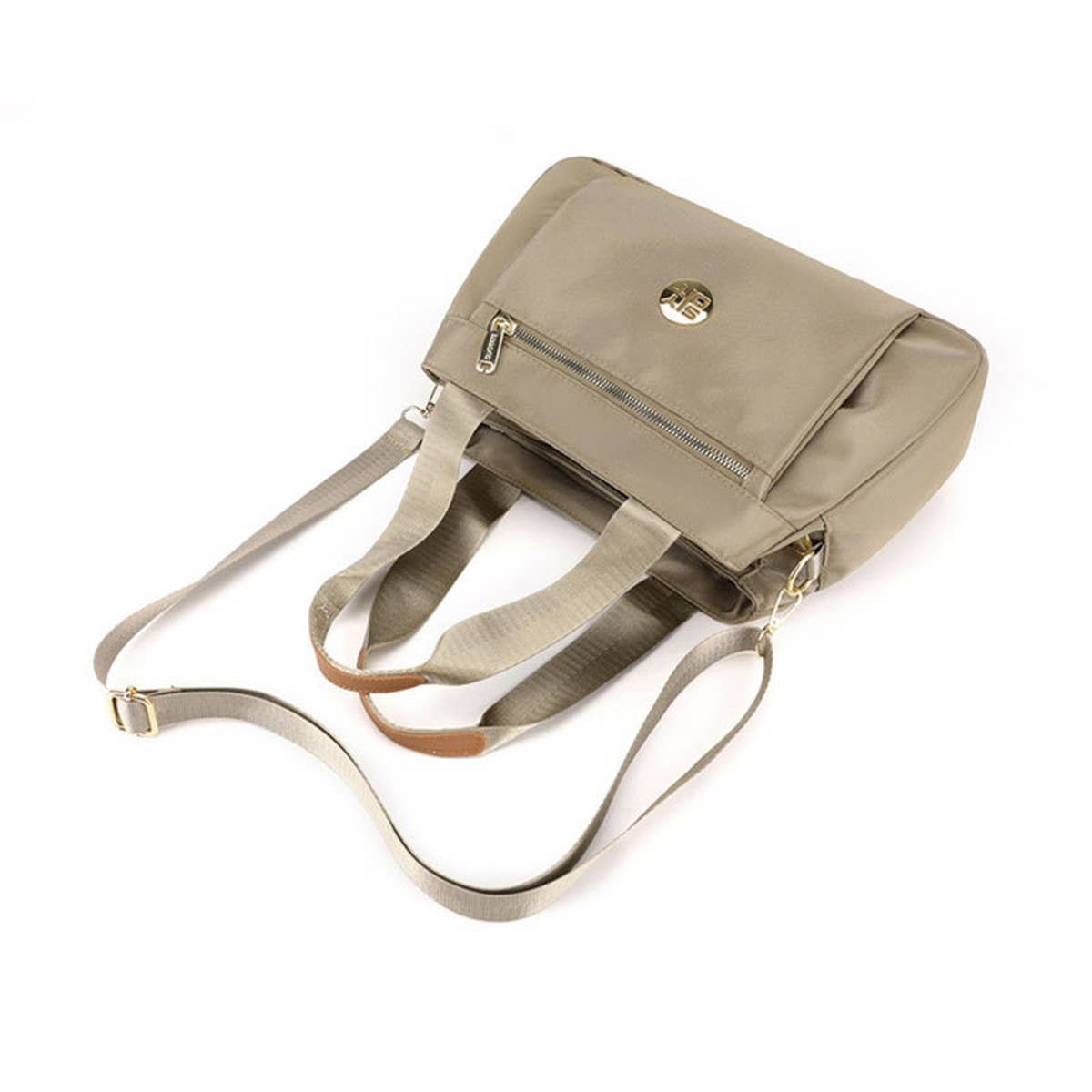 FASHION MULTI-COMPARTMENT CANVAS SHOULDER BAG_CWAB3450