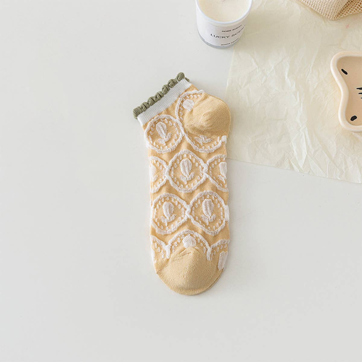 SUMMER THIN LACE INVISIBLE BOAT SOCKS