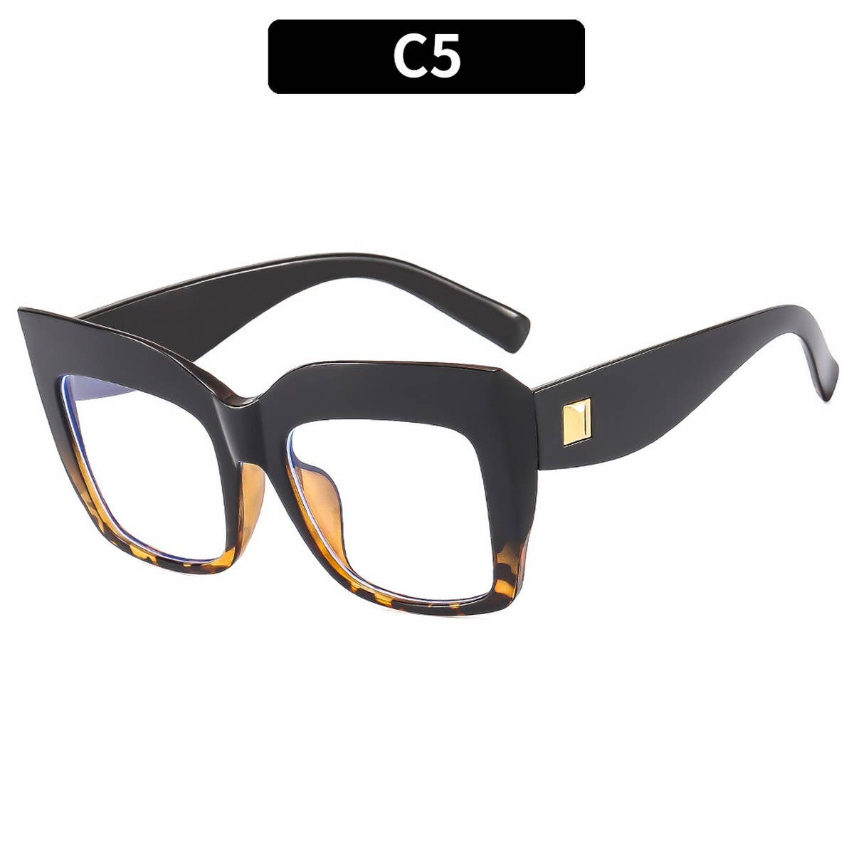 FASHIONABLE LARGE FRAME ANTI-BLUE LIGHT GLASSES