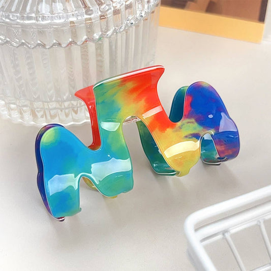 Dopamine fresh rainbow-colored M-shaped gripper