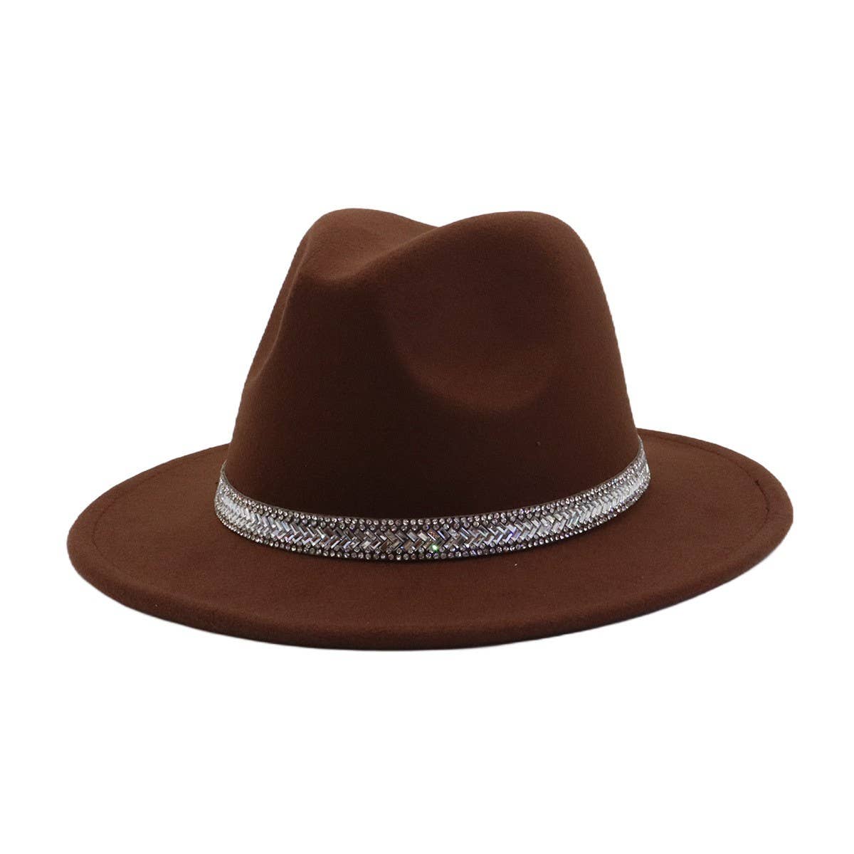 British Style Wool Fedora Hat Unisex Retro Hat_CWAH04391