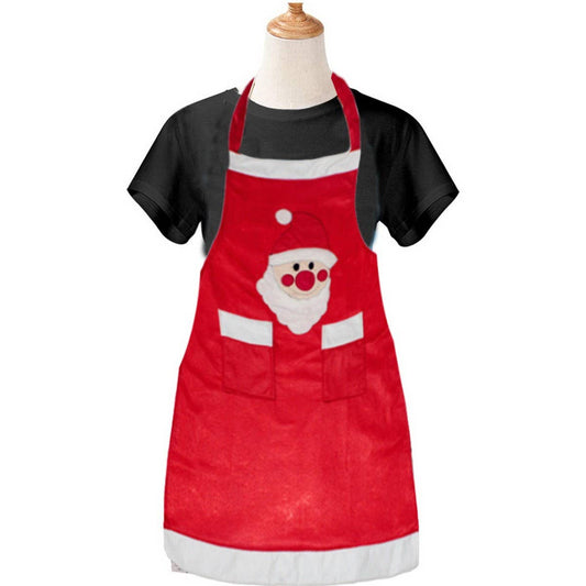 CWMM9701_CHRISTMAS SNOWMAN STYLE DECORATIVE APRON