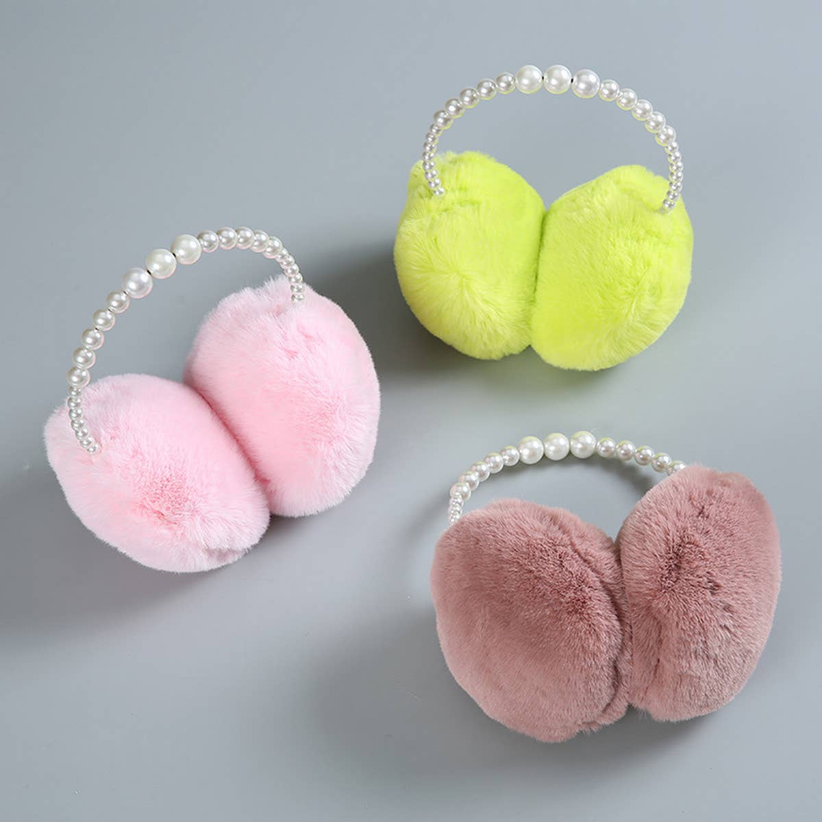 FASHIONABLE WARM PEARL EARMUFFS