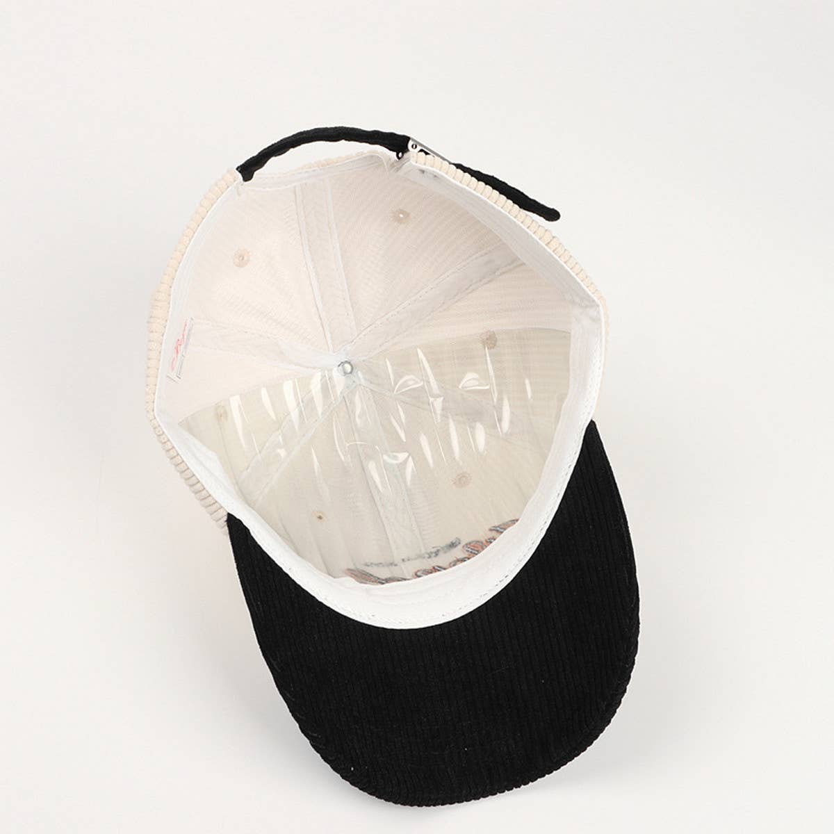 Corduroy Colorblock Baseball Cap - Unisex Hat CWAH1148