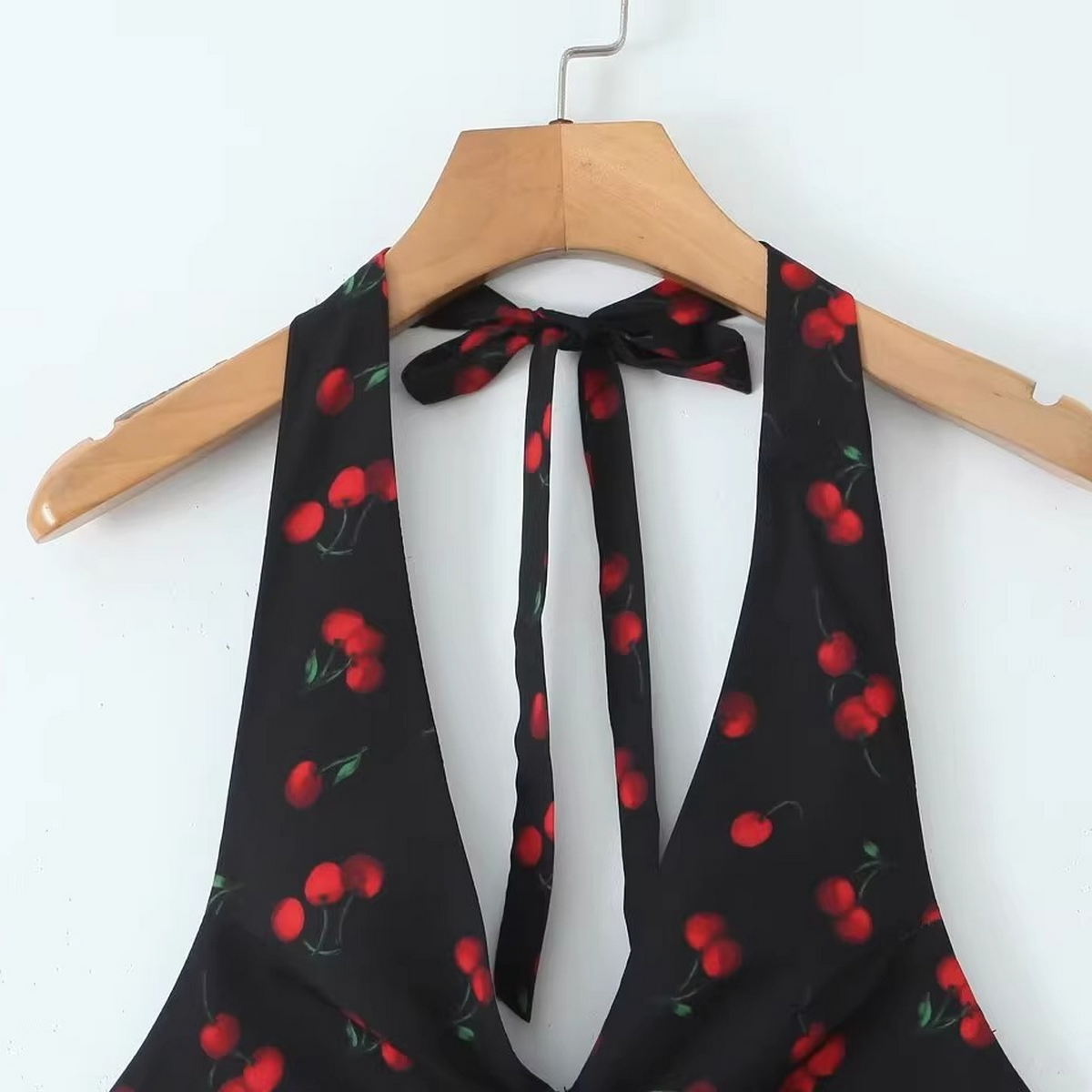 Women??¢s French Style Halter Backless Short Dress_CWDMD5819