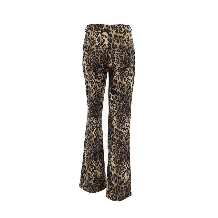 CWBLP1554_FASHION PERSONALITY LEOPARD PRINT WIDE LEG PANTS