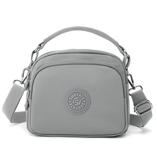 LIGHTWEIGHT NYLON SIMPLE SHOULDER MESSENGER BAG_CWAB3447