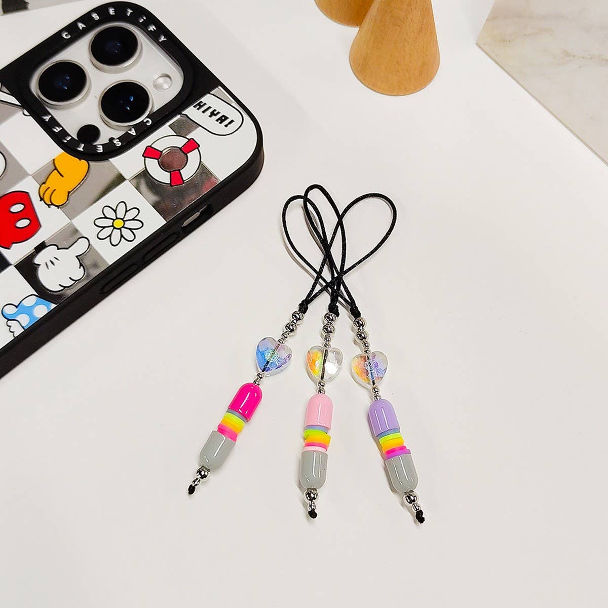 CWMM8706_VERSATILE COLORFUL GIRLS BAG ORNAMENT KEYCHAIN