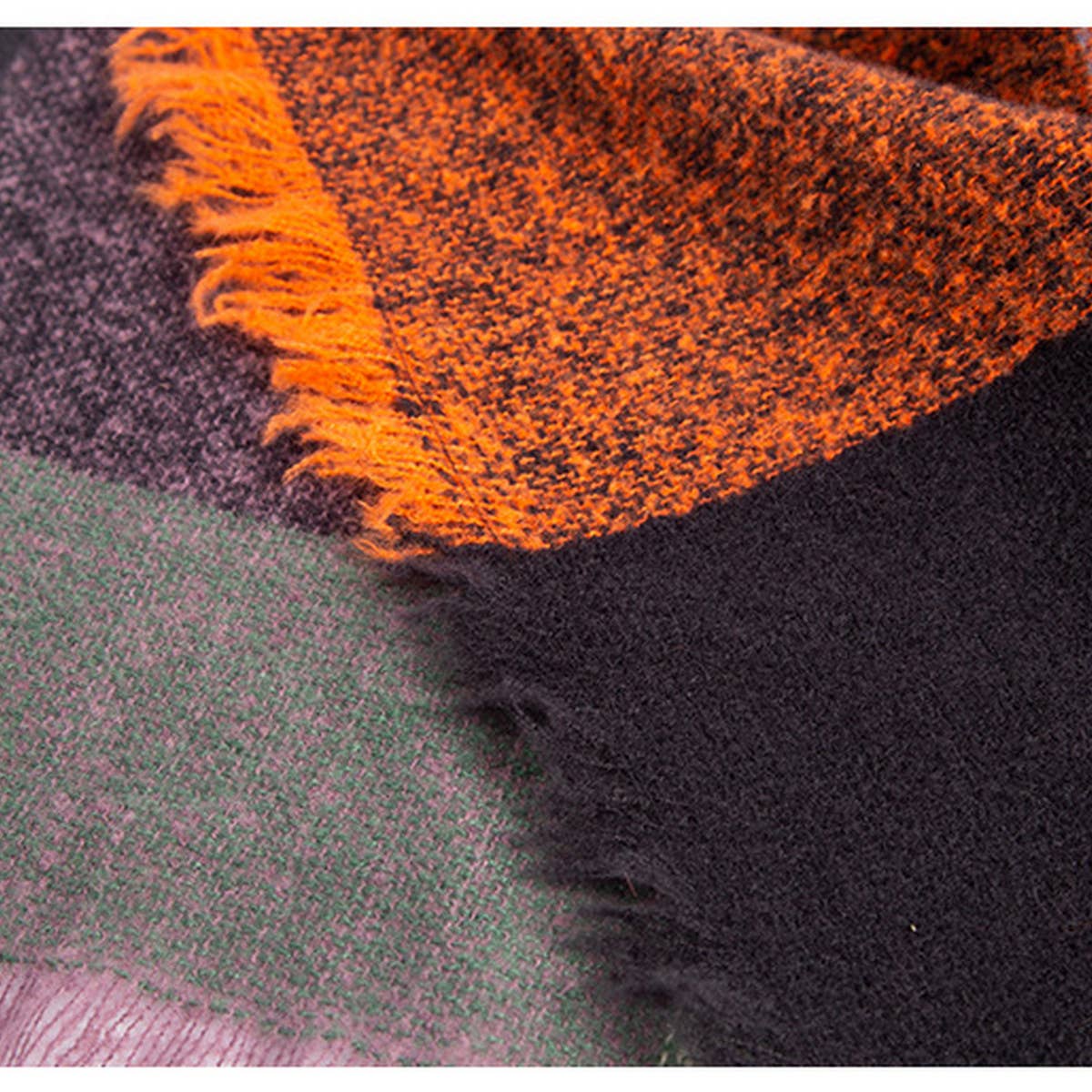 2024 NEW LARGE PLAID CAPE SHAWL_CWASC1207