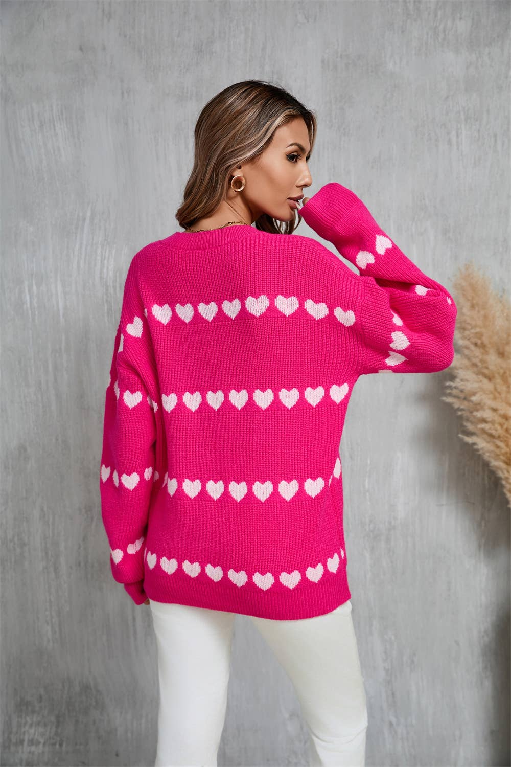 KNITWEAR LOVE FASHION PULLOVER SWEATER
